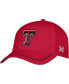 Фото #1 товара Men's Red Texas Tech Red Raiders Iso-Chill Blitzing Accent Flex Hat