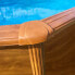 GRE POOLS Steel Wood Pool Pacific 500x300x120 cm