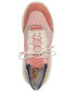 Фото #4 товара Women's Chelsie Emblem Knit Lace-Up Sneakers