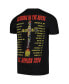 ფოტო #3 პროდუქტის Men's Black Slayer Sia Graphic Tour T-shirt