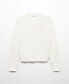 ფოტო #4 პროდუქტის Women's Round-Neck Openwork Sweater