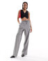 Фото #1 товара ASOS DESIGN Tall tailored pull on trousers in grey