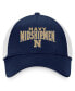 Men's Navy, White Navy Midshipmen Breakout Trucker Snapback Hat