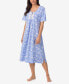 ფოტო #6 პროდუქტის Women's Caftan Short Sleeve Sleepwear