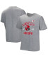 Фото #1 товара Men's Gray Kansas City Chiefs Tackle Adaptive T-shirt
