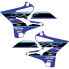 FACTORY EFFEX Yamaha YZ 125 Ref:24-05220 Radiator Fin Graphics Kit