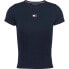 Фото #1 товара TOMMY JEANS Badge Rib short sleeve T-shirt