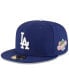 Шапка с козырьком из шерсти New Era Los Angeles Dodgers 1988 World Series для мужчин Синий, 7 5/8 - фото #2