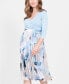 Women's Maternity Nursing Wrap Dress