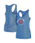 Фото #2 товара Women's Blue Chicago Cubs Active Racerback Tank Top