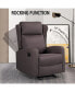 Modern Adjustable Rocking Recliner Sofa with Lumbar Support