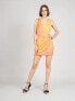 Фото #1 товара Коктейльное платье Patrizia Pepe Sukienka Dopasowany мини-длиной с блестящими пайетками
