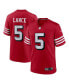 Фото #1 товара Men's Trey Lance Scarlet San Francisco 49ers Alternate Game Jersey