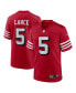 ფოტო #1 პროდუქტის Men's Trey Lance Scarlet San Francisco 49ers Alternate Game Jersey