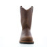 Фото #3 товара Silverado Boots 7707 Mens Brown Leather Slip On Work Boots