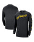 ფოტო #1 პროდუქტის Men's Black Golden State Warriors 2023/24 City Edition Max90 Expressive Long Sleeve T-shirt