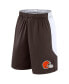 Фото #3 товара Men's Brown/White Cleveland Browns Go Hard Shorts