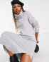 ONLY roll neck midi jumper dress in light grey