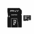 Micro SD Memory Card with Adaptor PNY Performance Plus 32 GB