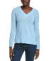 Фото #1 товара Alashan Cashmere V-Neck Cashmere Pullover Women's