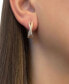 ფოტო #2 პროდუქტის Nude Diamond Crisscross Drop Earrings (1 ct. t.w.) in 14k Rose Gold