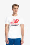 Фото #1 товара Nb Lifestyle Erkek T-shirt MNT1205-WT Beyaz