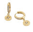 Gold-plated earrings with Wanderlust UBE20021 pendants