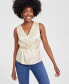Фото #1 товара Блузка I.N.C. International Concepts женская с блестками, модель Shine Twist-Front.