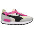 Фото #1 товара Puma Future Rider CutOut Pop Lace Up Womens Black, Green, Pink, White Sneakers