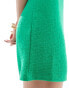 Mango mini sleeveless dress in green