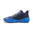 Фото #3 товара Puma Genetics 37997406 Mens Blue Nylon Lace Up Lifestyle Sneakers Shoes