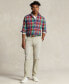 Фото #4 товара Рубашка мужская Polo Ralph Lauren в клетку'classic-fit' Oxford Workshirt