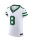 Фото #2 товара Men's Aaron Rodgers White New York Jets Alternate Vapor F.U.S.E. Elite Jersey