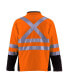 Men's High Visibility Insulated Softshell Jacket with Reflective Tape