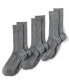 Men's Seamless Toe Cotton Rib Dress Socks (3-pack)
