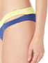 Фото #4 товара Seafolly 173901 Women's Split Side Brazilian Bikini Bottom Swimsuit Blue Sz US 6