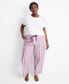 Фото #7 товара Women's Printed Poplin Pajama Pants XS-3X, Created for Macy's