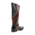 Фото #8 товара Bed Stu Glaye S F321139 Womens Black Leather Hook & Loop Knee High Boots 6.5