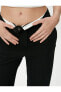 Boru Paça Pantolon Normal Bel Cep Detaylı