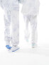 Weekday Unisex co-ord joggers in dreamy blue tie dye exclusive to ASOS