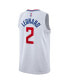 Men's Kawhi Leonard White LA Clippers Swingman Jersey - Association Edition