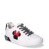 Фото #1 товара Ground Up Store Ladies White Canvas Low Top Lace Up Sneaker Shoes size 10