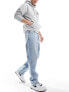 HUGO BLUE straight leg jeans in light wash