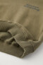 Фото #3 товара Комплект из брюк и толстовки из мягкой ткани с надписью ZARA