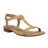 VANELi Blonde TStrap Womens Beige Casual Sandals BLONDE-312589