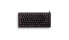 Cherry Slim Line COMPACT-KEYBOARD G84-4100 - Keyboard - Laser - 86 keys AZERTY - Black