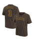 ფოტო #1 პროდუქტის Big Boys and Girls Jackson Merrill Brown San Diego Padres Player Name Number T-Shirt