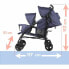 Baby's Pushchair Bambisol Double Cane Navy Blue