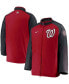 Фото #1 товара Men's Red, Navy Washington Nationals Authentic Collection Dugout Full-Zip Jacket