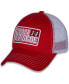 ფოტო #2 პროდუქტის Women's Red, White Chase Briscoe Name and Number Patch Adjustable Hat